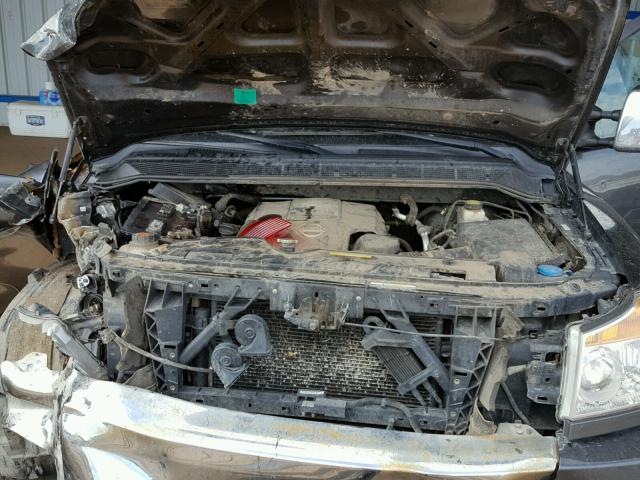 1N6BA0EC9CN323105 - 2012 NISSAN TITAN S SILVER photo 7