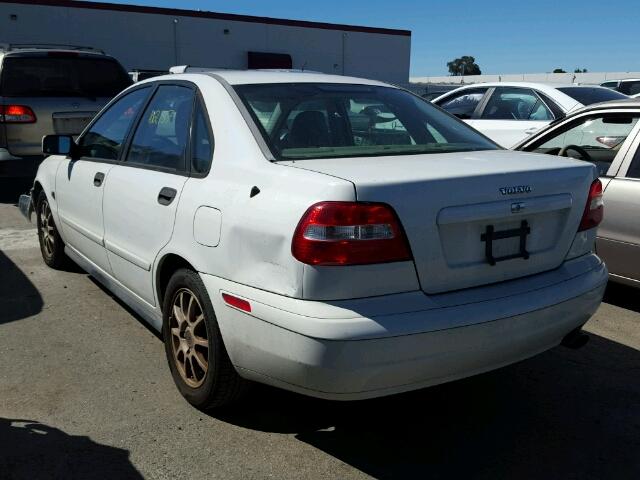 YV1VS29523F950852 - 2003 VOLVO S40 1.9T WHITE photo 3