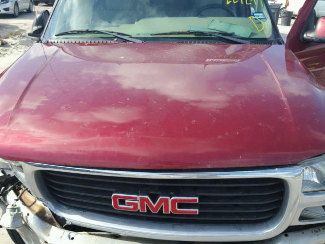 1GKEC16Z43J227297 - 2003 GMC YUKON XL C MAROON photo 7