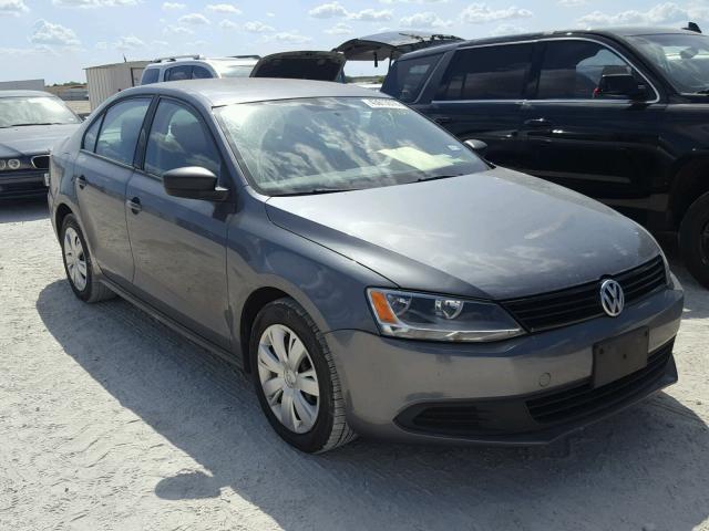 3VW2K7AJ9CM324680 - 2012 VOLKSWAGEN JETTA BASE Մոխրագույն լուսանկար 1