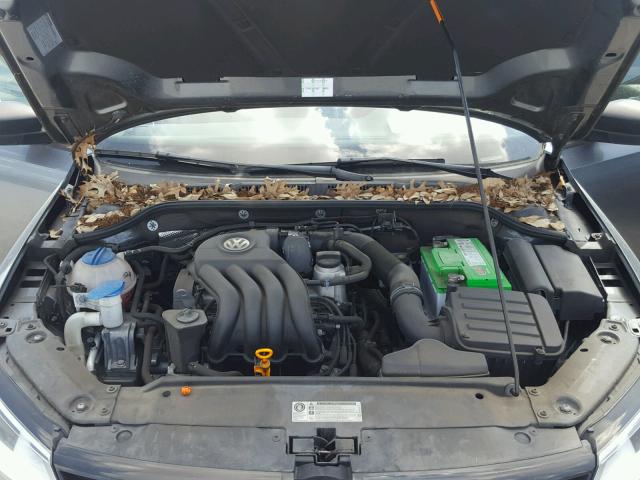 3VW2K7AJ9CM324680 - 2012 VOLKSWAGEN JETTA BASE Մոխրագույն լուսանկար 7