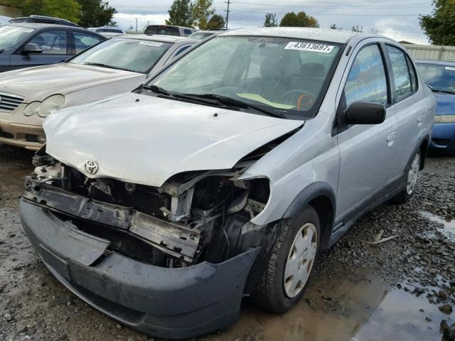 JTDBT123010160166 - 2001 TOYOTA ECHO SILVER photo 2