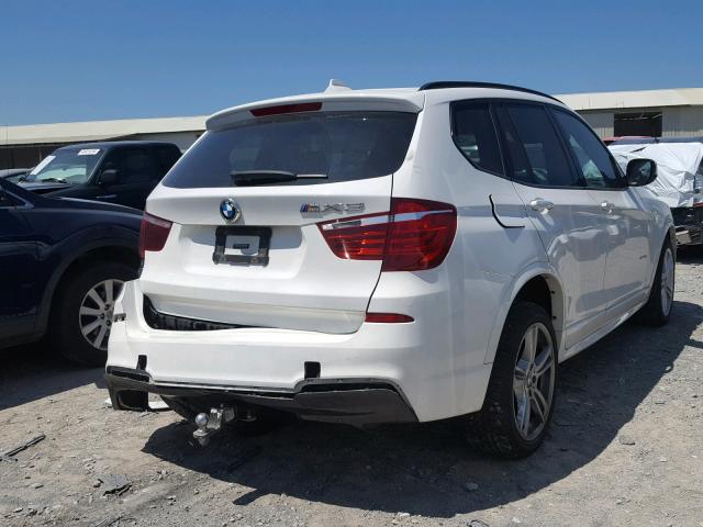 5UXWX9C5XD0A25528 - 2013 BMW X3 XDRIVE2 WHITE photo 4