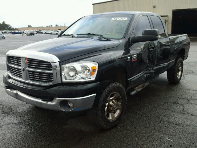 3D7KS28A27G835394 - 2007 DODGE RAM 2500 S BLACK photo 2