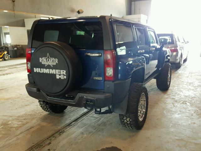 5GTDN136868131897 - 2006 HUMMER H3 BLUE photo 4