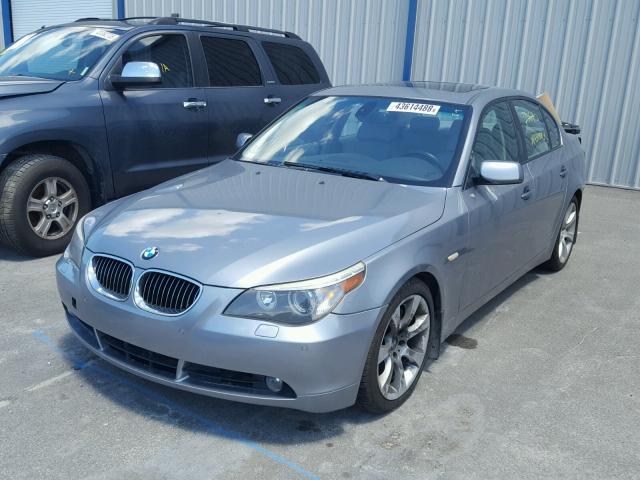 WBANB535X7CN93988 - 2007 BMW 550 I GRAY photo 2