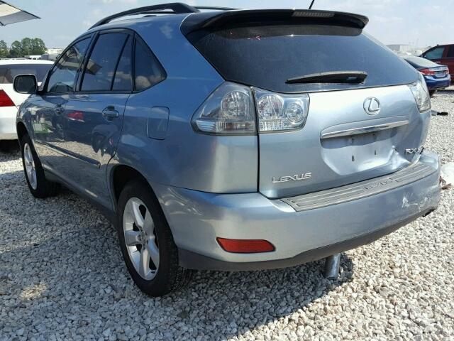 2T2GA31UX5C020327 - 2005 LEXUS RX BLUE photo 3