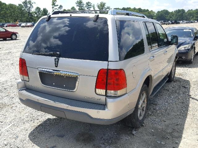5LMEU88H84ZJ00733 - 2004 LINCOLN AVIATOR 银色 照片 4