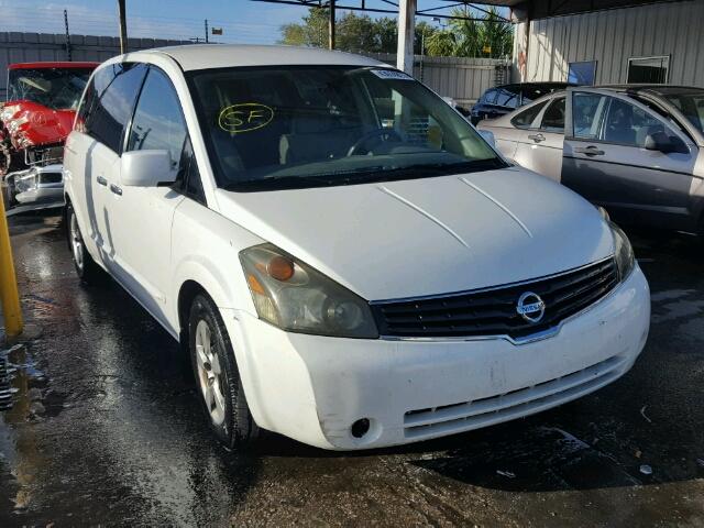 5N1BV28U97N107232 - 2007 NISSAN QUEST WHITE photo 1