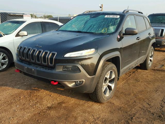 1C4PJMBS5GW179063 - 2016 JEEP CHEROKEE T BLACK photo 2