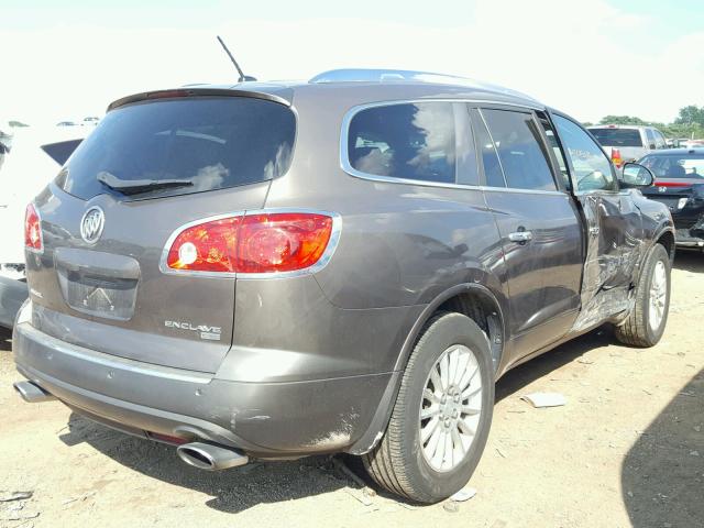 5GAER23798J128227 - 2008 BUICK ENCLAVE CX GRAY photo 4