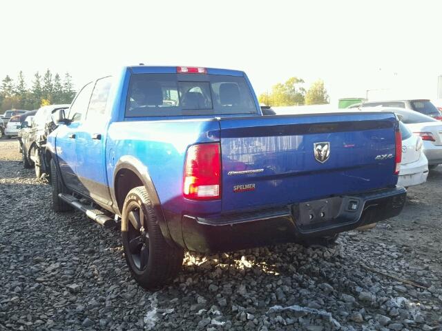 1C6RR7LT2GS214750 - 2016 RAM 1500 SLT BLUE photo 3