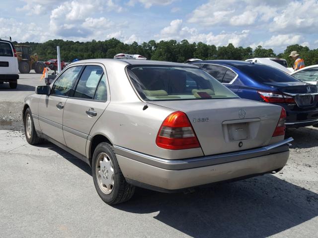 WDBHA22E7SF164722 - 1995 MERCEDES-BENZ C 220 SILVER photo 3