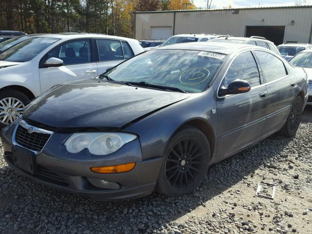 2C3HE76K44H589064 - 2004 CHRYSLER 300M GRAY photo 2