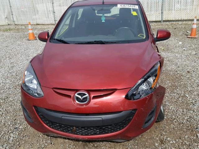 JM1DE1KY8E0188236 - 2014 MAZDA MAZDA2 SPO 红色 照片 9