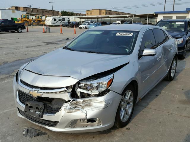 1G11C5SL9EF265349 - 2014 CHEVROLET MALIBU 1LT SILVER photo 2
