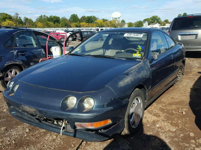 JH4DC4358VS010776 - 1997 ACURA INTEGRA LS GREEN photo 2