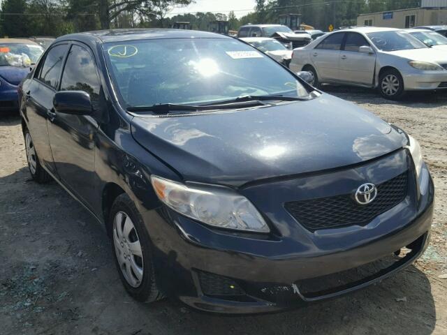 2T1BU4EE7AC422864 - 2010 TOYOTA COROLLA BLACK photo 1