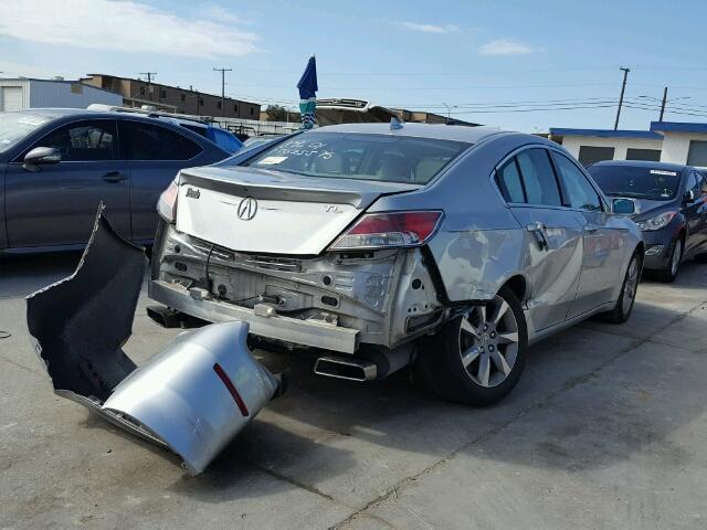 19UUA8F56DA016091 - 2013 ACURA TL TECH SILVER photo 4