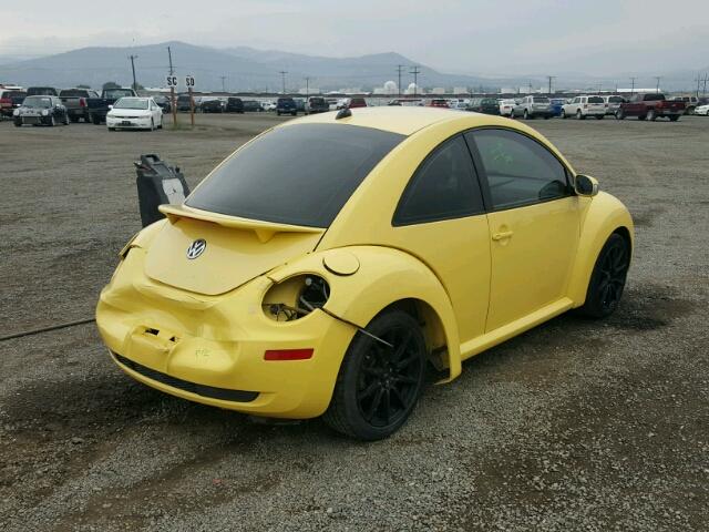 3VWRW31C08M504859 - 2008 VOLKSWAGEN NEW BEETLE 黄色 照片 4