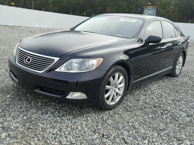 JTHBL46F875045069 - 2007 LEXUS LS 460 BLACK photo 2