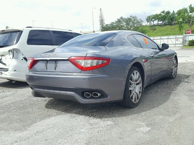 ZAMGJ45A080037366 - 2008 MASERATI GRANTURISM BLACK photo 4