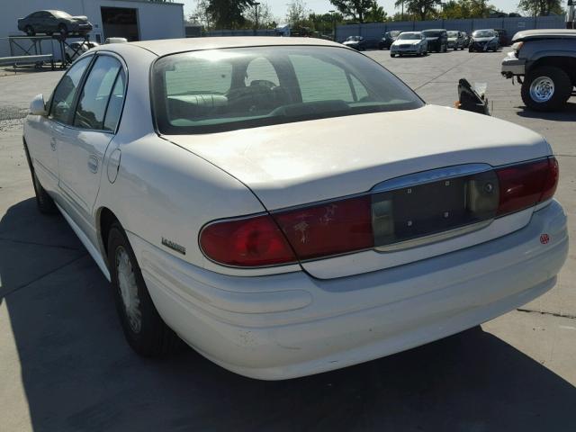 1G4HP54K51U160081 - 2001 BUICK LESABRE CU WHITE photo 3