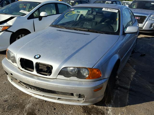 WBABN33422JW52011 - 2002 BMW 325 CI SILVER photo 2