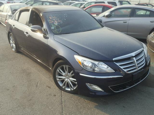 KMHGC4DD8CU159660 - 2012 HYUNDAI GENESIS 3. BLUE photo 1