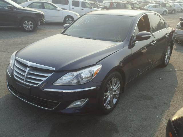 KMHGC4DD8CU159660 - 2012 HYUNDAI GENESIS 3. BLUE photo 2