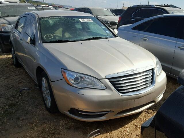 1C3CCBAG2DN728377 - 2013 CHRYSLER 200 LX TAN photo 1