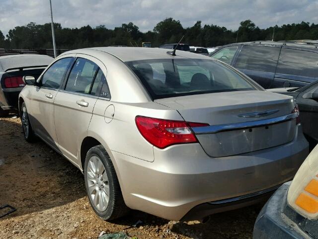 1C3CCBAG2DN728377 - 2013 CHRYSLER 200 LX TAN photo 3