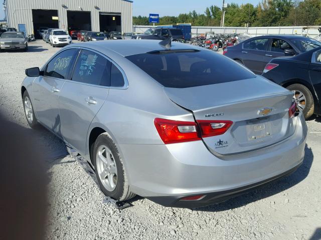 1G1ZB5ST2GF240513 - 2016 CHEVROLET MALIBU LS SILVER photo 3