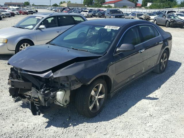 1G1ZC5E0XCF379006 - 2012 CHEVROLET MALIBU 1LT GRAY photo 2