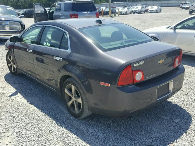 1G1ZC5E0XCF379006 - 2012 CHEVROLET MALIBU 1LT GRAY photo 3