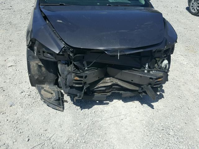 1G1ZC5E0XCF379006 - 2012 CHEVROLET MALIBU 1LT GRAY photo 9