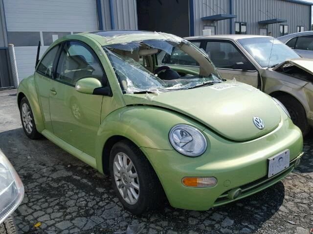 3VWCK31C95M415868 - 2005 VOLKSWAGEN NEW BEETLE Yaşıl foto 1