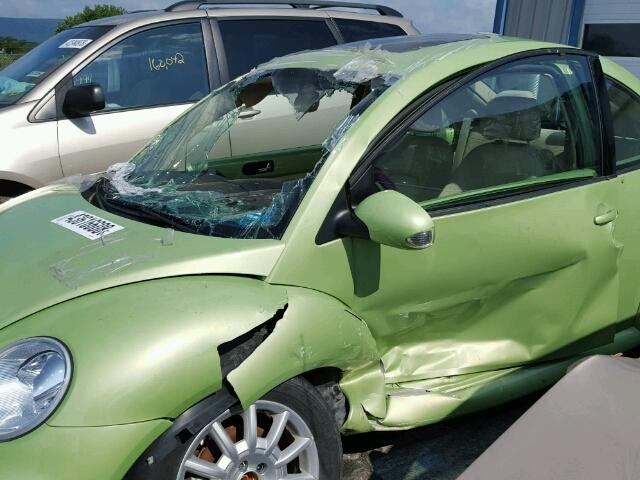 3VWCK31C95M415868 - 2005 VOLKSWAGEN NEW BEETLE Yaşıl foto 10