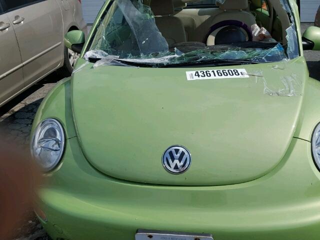 3VWCK31C95M415868 - 2005 VOLKSWAGEN NEW BEETLE Yaşıl foto 7