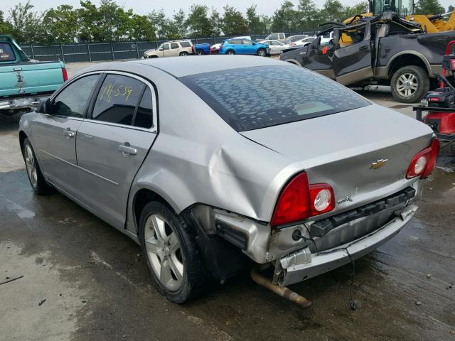 1G1ZG57N48F258282 - 2008 CHEVROLET MALIBU LS Сұр фото 3
