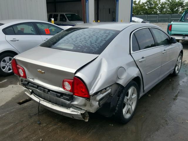 1G1ZG57N48F258282 - 2008 CHEVROLET MALIBU LS Сұр фото 4
