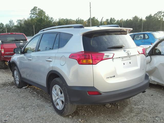 JTMZFREVXFJ054293 - 2015 TOYOTA RAV4 LE SILVER photo 3