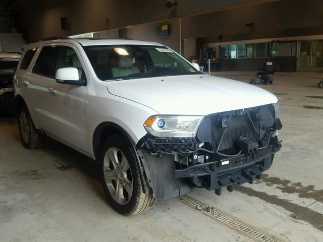 1C4RDJDG1EC391108 - 2014 DODGE DURANGO LI WHITE photo 1