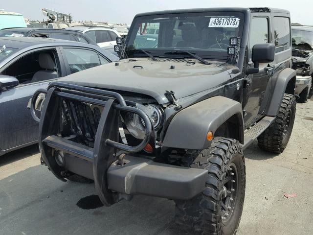 1C4AJWAG6CL198585 - 2012 JEEP WRANGLER S BLACK photo 2