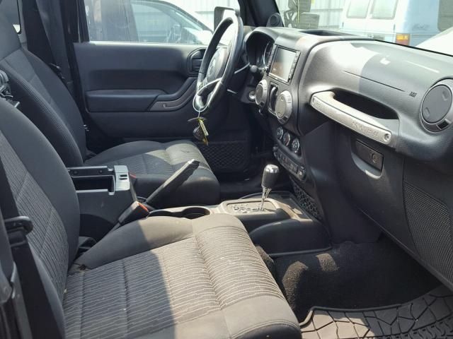 1C4AJWAG6CL198585 - 2012 JEEP WRANGLER S BLACK photo 5