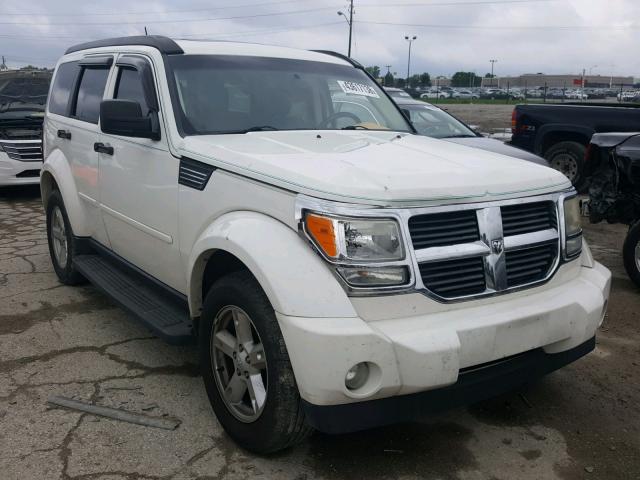 1D8GU58K37W663416 - 2007 DODGE NITRO SLT WHITE photo 1