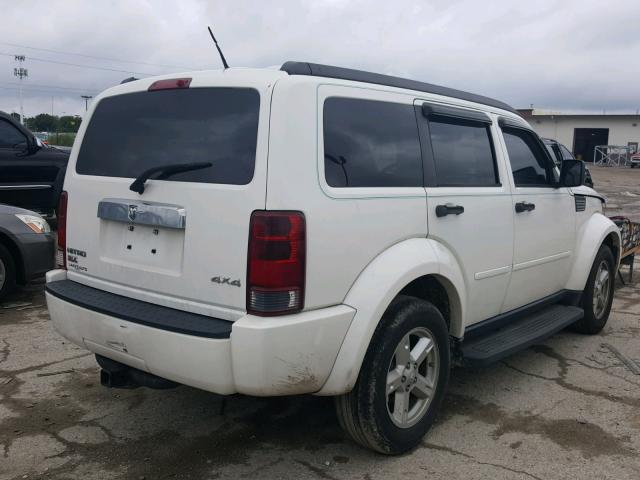 1D8GU58K37W663416 - 2007 DODGE NITRO SLT WHITE photo 4