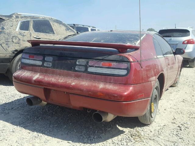 JN1RZ24H5MX503130 - 1991 NISSAN 300ZX RED photo 4