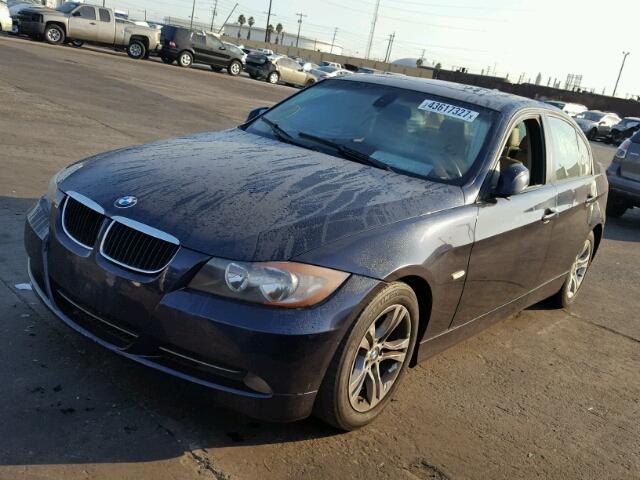 WBAVC53508FZ83480 - 2008 BMW 328 I SULE BLUE photo 2