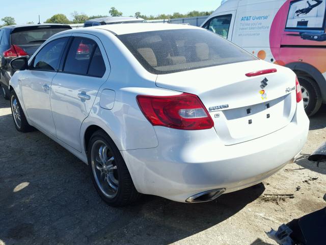 JS2RE9A12B6110171 - 2011 SUZUKI KIZASHI S WHITE photo 3